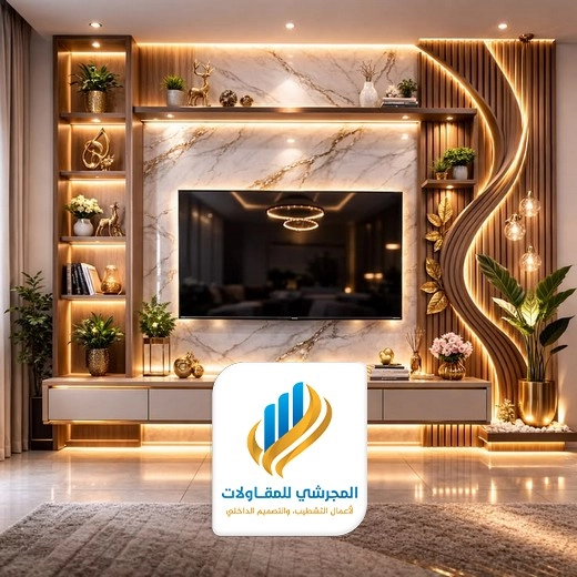 ديكورات شاشه خشب بالرياض