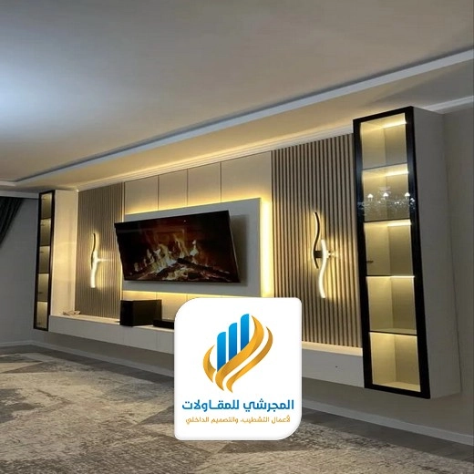 ديكورات شاشه خشب بالرياض