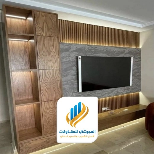 ديكورات شاشه خشب بالرياض